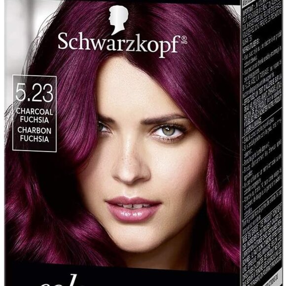 Schwarzkopf Color ULTÎME Permanent Hair Color, 5.23 Charcoal Fuchsia - Picture 1 of 3